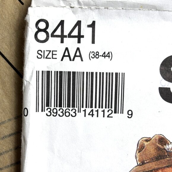 Simplicity 8441 Mens Fitted Western Shirt Sewing Pattern Size AA 38-44 Vintage - Picture 8 of 8